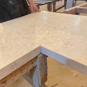 Quality Sleek And Functional Shaker Modern Kitchen Cabinets With Sintered Stone Countertop wholesale
