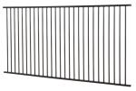 Customized Black Zinc Steel Metal Garrison Fence Panels Maintenance Free