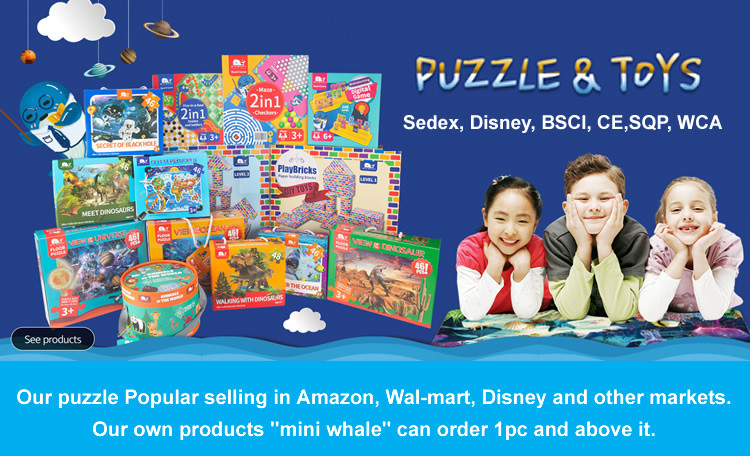 Offset 500 Pieces CCNB Cardboard Printing Puzzle FAMA