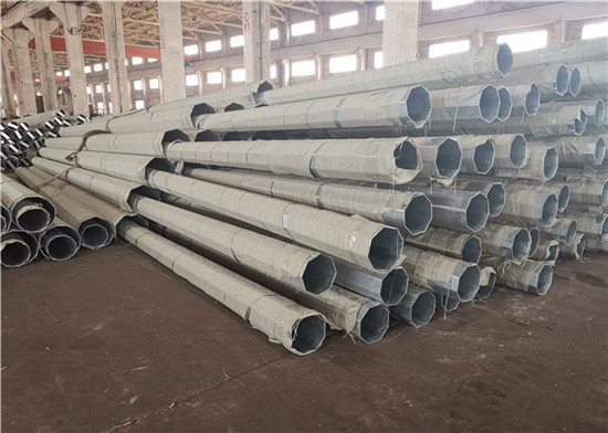 Hot Dip Galvanised Steel Poles NEA Standard Philippines Octagonal Tubular Pole