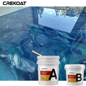 Quality Commercial Metallic Epoxy Floor Coating Withstand Heavy Vehicle Traffic wholesale