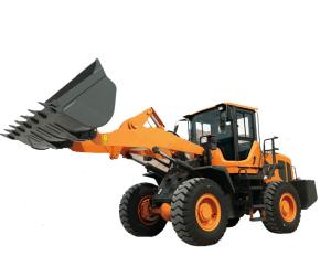 China Steel Yellow Compact Wheel Loader , Articulated Backhoe Loader High performance on sale