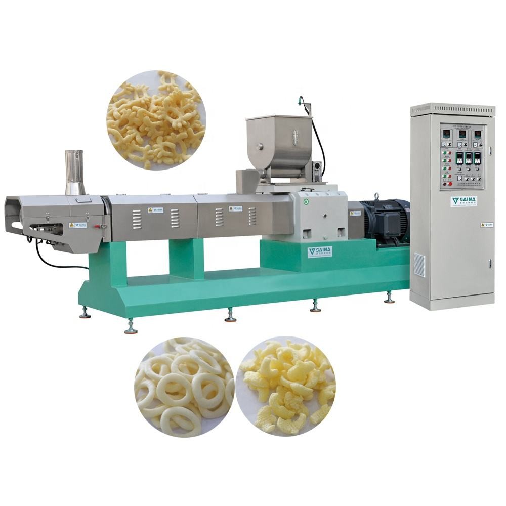 Supplier Corn Puff Snack Production Line Extruder Corn Chips Food Making Machinery