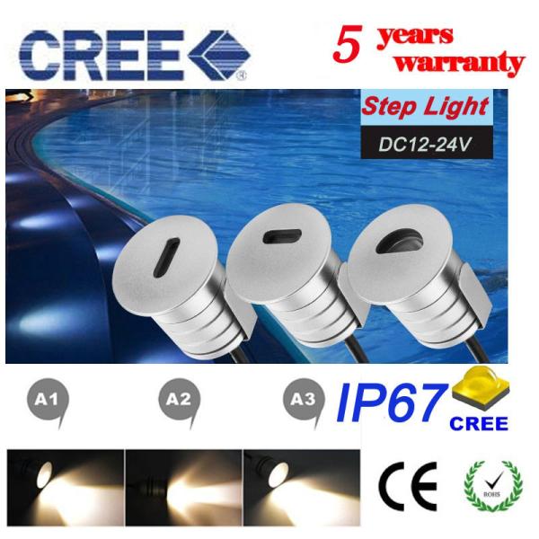 Recessed Stair Wall Lights DC12V Low Voltage Under Stair Lighting Landscape