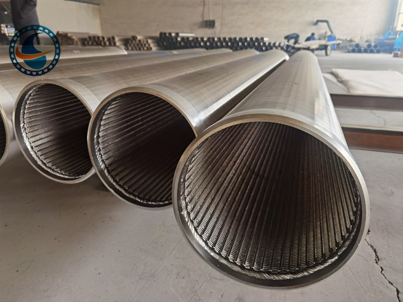 12" Stainless Steel Johnson Wedge Wire Screens For Water Well Application