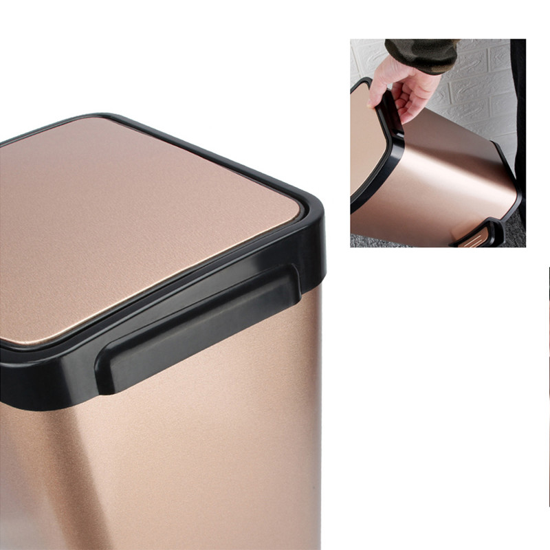 Anti Corrosion 5L Stainless Steel Pedal Trash Can