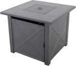 40,000 BTU Outdoor Gas 30'' Square Fire Pit Table With Easy-Access Door
