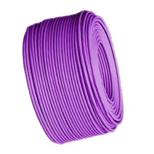 Quality Purple LSZH Jacket Network Cable 1000FT 24AWG 100MHz CAT5E SFTP wholesale
