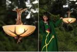 American Vintage Style Resin Antler Chandelier Ceiling Deer Horn Pendant Lights