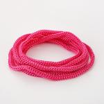 Pink DIY 3mm Polypropylene Rope Purple Double Braided Polypropylene Rope