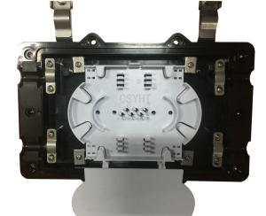 Quality ABS PP Material Outdoor Fiber Optic Enclosures , Fiber Optic Joint Box 4 Cable Port wholesale