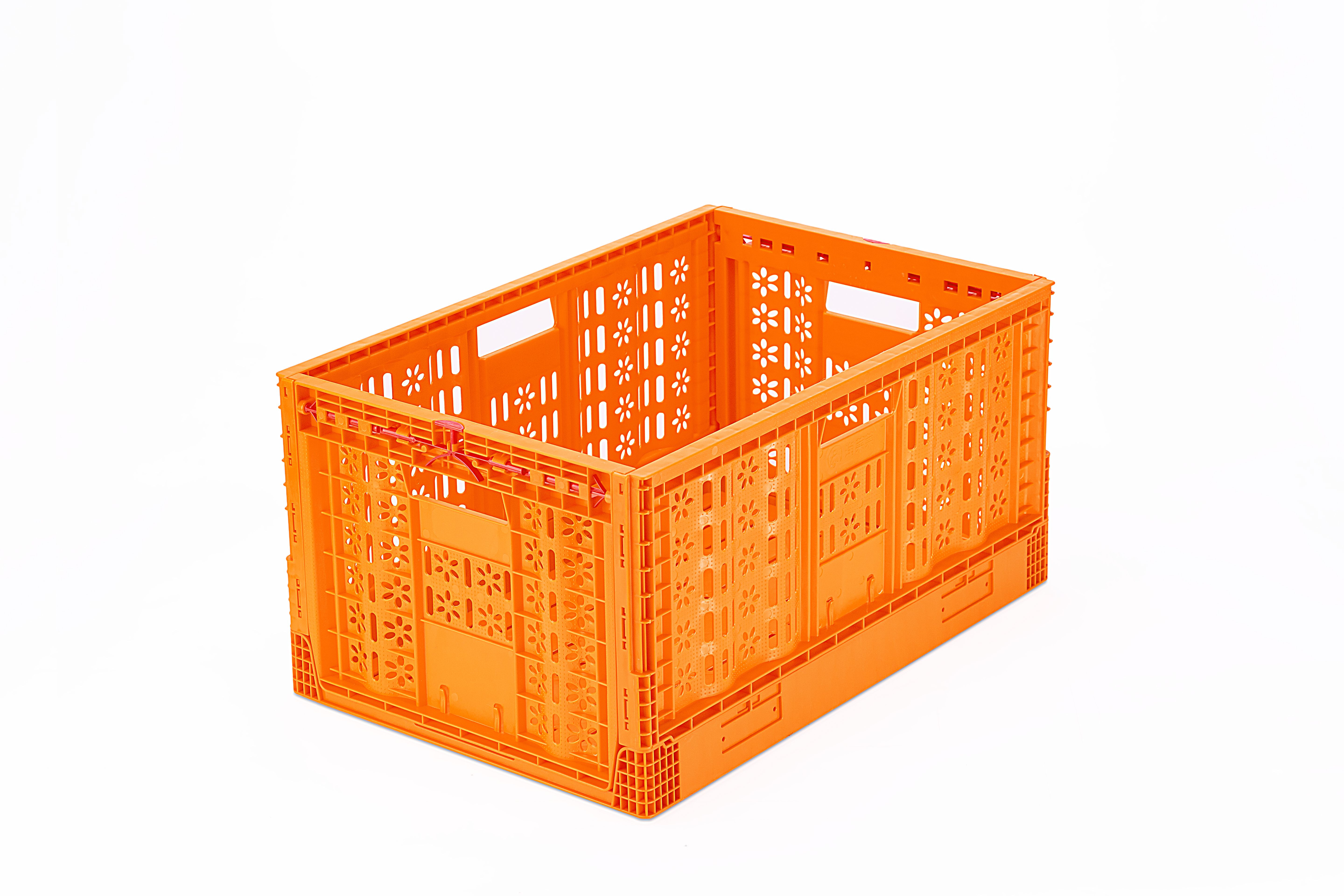 600x400x300mm Stackable Mesh Crate for Organized and Space-Saving Vegetable Storage