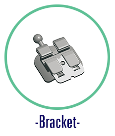 Class I Standard BIOM Mesh Lingual Button In Orthodontics With Chain Attachment