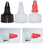 Various Style Bottle Flip Cap Cosmetic Screw Customised Color With Dispensing