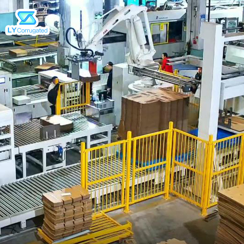Industrial Robotic Arm Carton Packing Machine Palletizer For Cardboard Carton