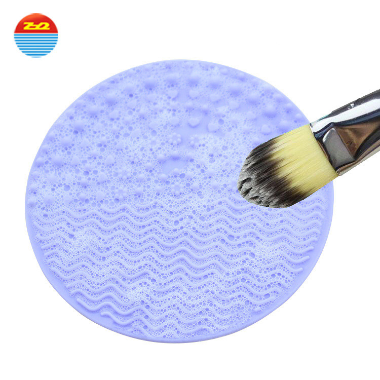 Sucking Disc Design Silicone Facial Cleansing Brush Mat Cleaner Soft And Flexible