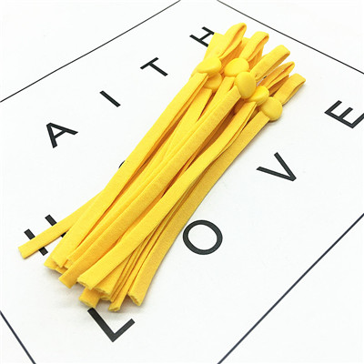 12cm * 5mm flat adjustable elastic band with buckle earloop cord for facemask earloop strap