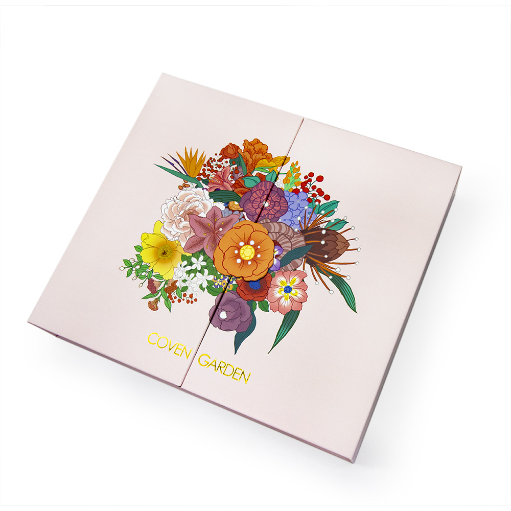 Ultraportable Cardboard Eco Friendly Gift Box Packaging With Double Door