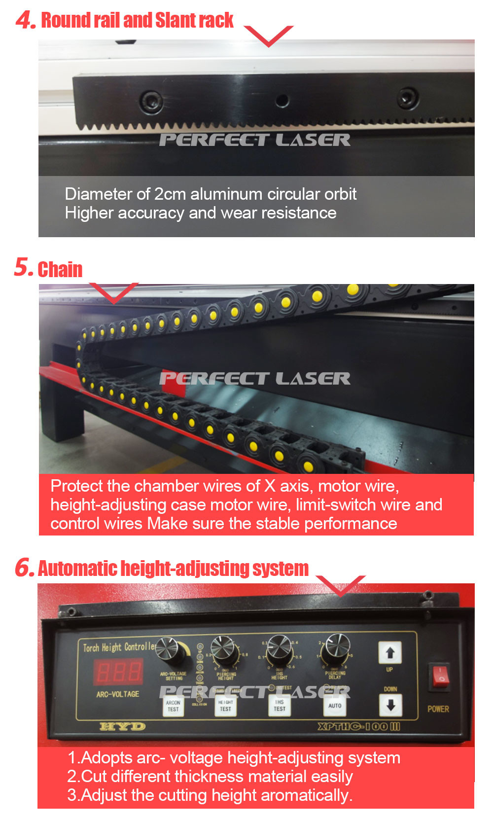 Metal Small Plasma Cutter Machine For Stainless Steel , Brass , Aluminum Cut
