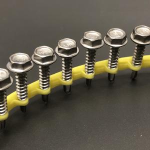 Quality Coil Collated Hex Flange Head Self Drilling Screw M4.8 X 25mm For Metal Fastening wholesale