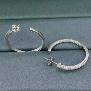 Quality Diamond Moissanite Sterling Silver Small Hoop Earrings ODM wholesale