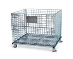 Industrial Metal pallet cage in warehouse