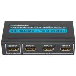 Black 150*64*25mm 60Hz 4x1 4k Hdmi Switcher