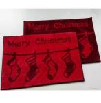 Washable Door Mats Customized Logo Printing 100 Polyester Material
