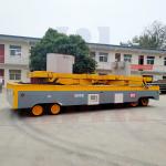 Heavy Duty Trackless Transfer Cart 50 Tons Electric Transfer Trolley