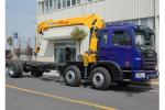 Telescopic Boom Truck Mounted Crane 2.1T For Safety Transport Materials