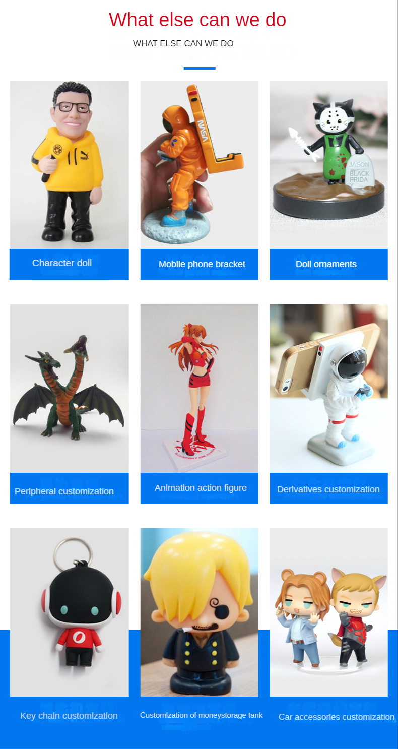 Custom Popular Soft Vinyl Art Toy Plastic Vinyl Toy Figurines Figure Custom Your Own PVC Art Toy
