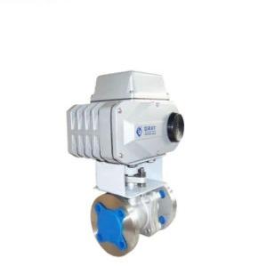 Quality Class 150lb A216 WCB 2PC Electric Actuator Operated Ball Valve wholesale