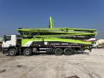 56m Used Zoomlion Concrete Pump Truck Ready Mix Cement Boom Pump For Constructio