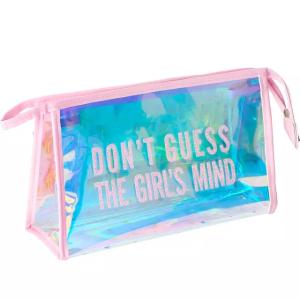 Quality Waterproof Custom PVC HoloGraphic Makeup Bag wholesale