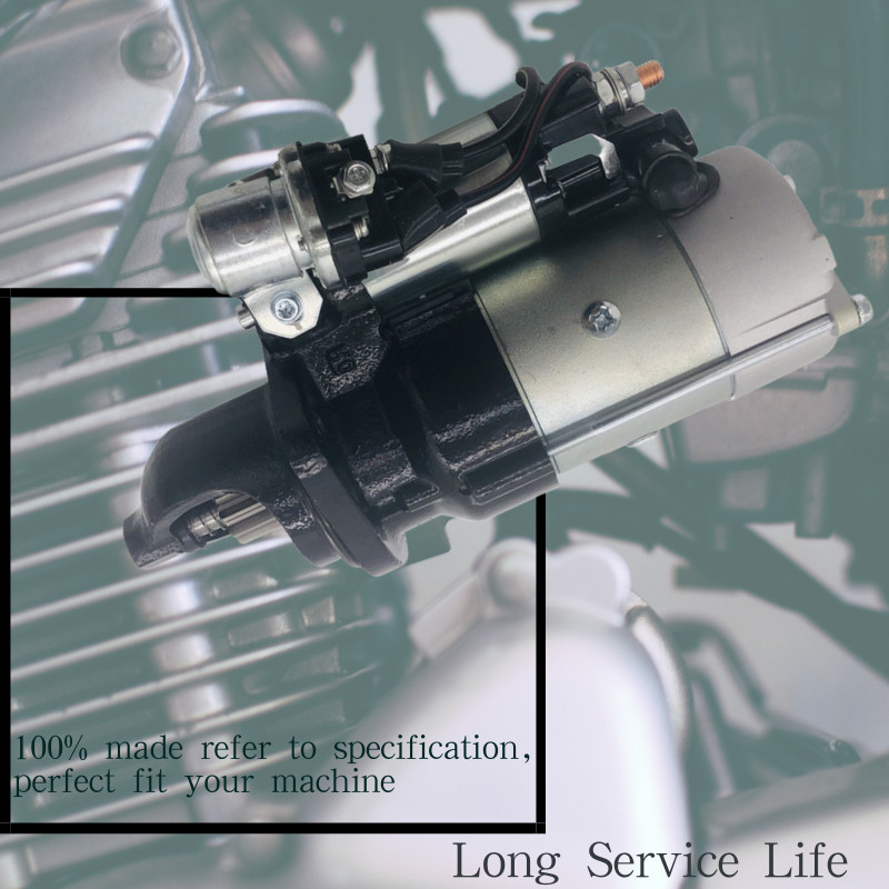JCB Excavator Engine Starter Motor 12V 320-09452 320-09409 For Guangzhou Machinery Parts