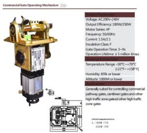 AC220V Road Gate Motor 4P For Smooth And Quiet Operation Of Road Gate System