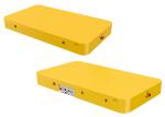 Large platform warehouse trackless transfer cart for sale