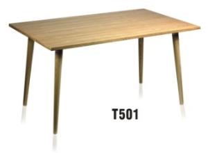 Quality America style solid wood rectangle dining table furniture wholesale