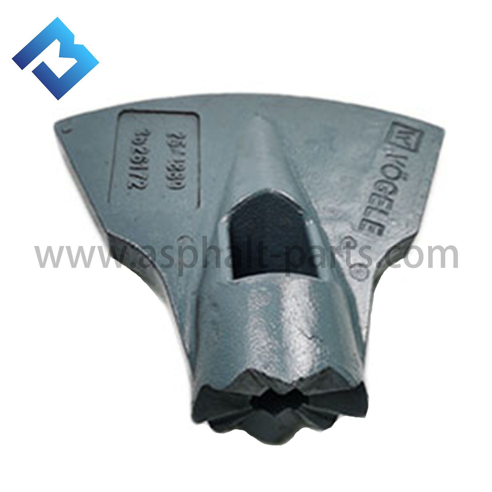 Anti Aggregation Paver Parts 2030745 Auger Blade Grey Color