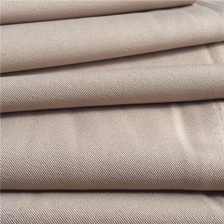 Durable 95 Polyester 5 Spandex Twisted Twill 210GSM Gabardine Fabric for Suits Blazer