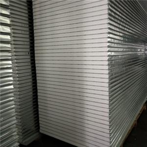 Quality waterproof polystyrene foam garage sandwich wall panel 1150-75-0.376mm wholesale