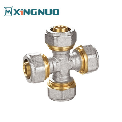 FORGE Brass 90 Degree Elbow Fitting Suitable Filter Ball Check Valve Body 4 Way Connector L Shape Brass Pipe Fitting