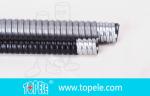Electrical Galvanized Steel PVC Flexible Conduit And Fittings Grey