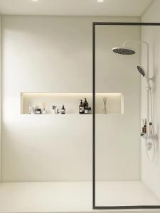 Quality Modern Glass Shower Enclosure Interior Tempered Glass Partition For Bathroom wholesale