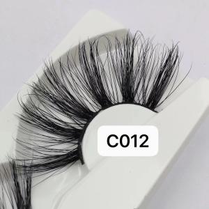 Quality NATURAL HANDMADE 30MM OVERLENGTH REAL MINK EYELASH wholesale