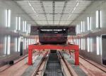 Heavy Tank Spray Booth Electric Trollley For Spray Painting Line
