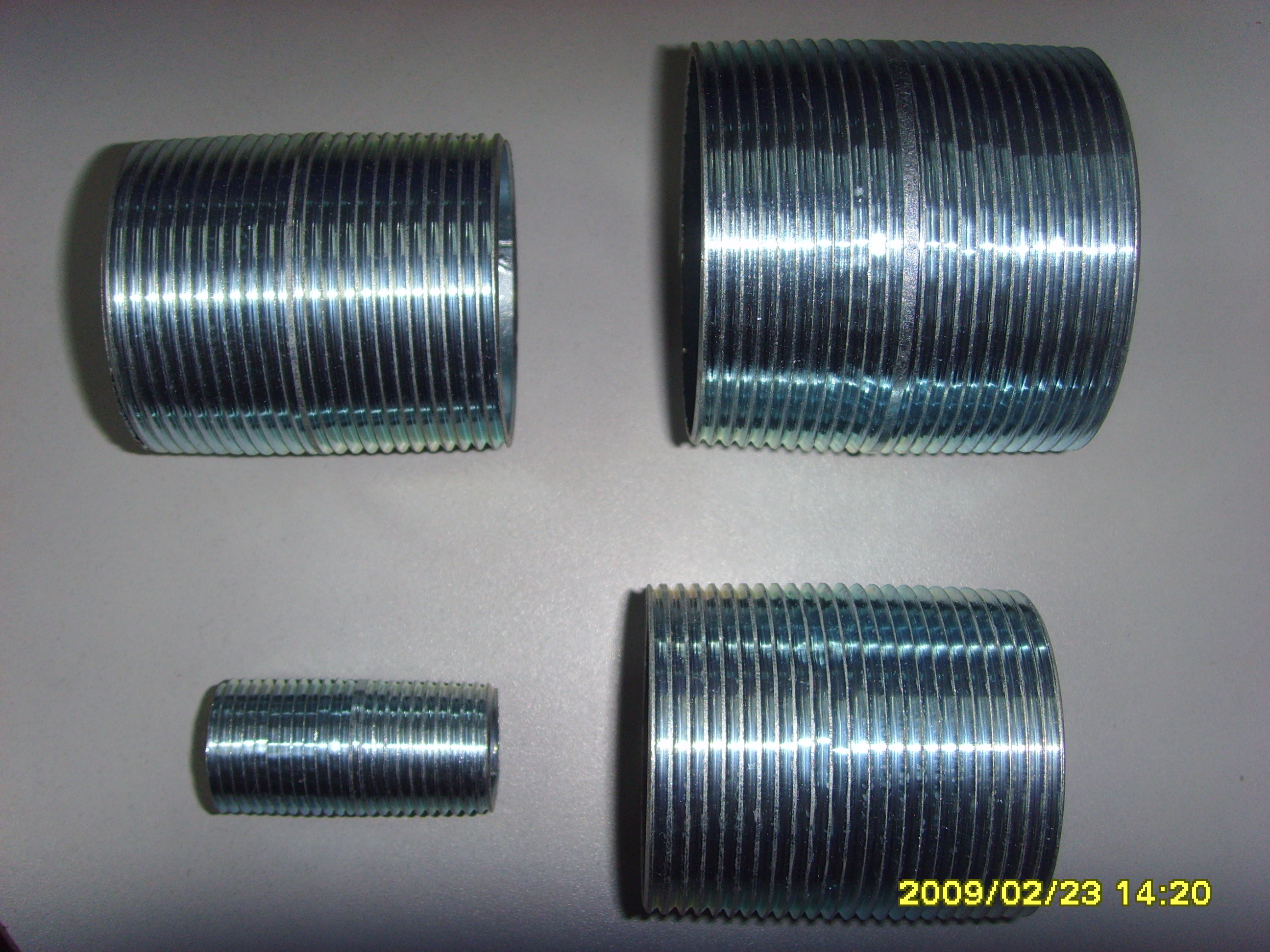 1/2" To 2" Carbon Steel RMC / RIGID Conduit Nipple Electro Galvanized All Thread