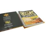 Hardcover Conceal Metal Spiral Bound Book Printing 210mmxH297mm