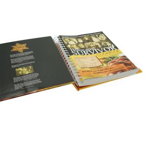 China Hardcover Conceal Metal Spiral Bound Book Printing 210mmxH297mm on sale