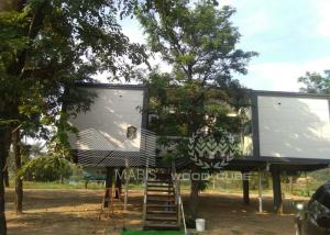 Quality High Intensity Prefabricated Wooden Houses With Galvanized Light Steel Frame wholesale